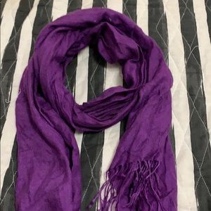 Purple scarf